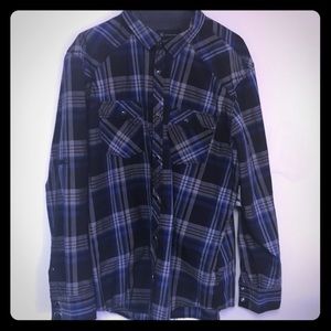 Button-Down Plaid Shirt